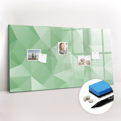 Beschreibbare magnettafel küche Abstraktion von Dreiecken