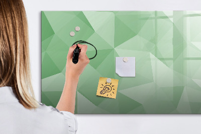 Beschreibbare magnettafel küche Abstraktion von Dreiecken