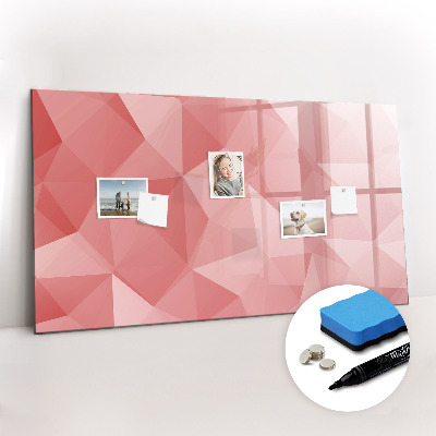Beschreibbare magnettafel Abstraktion von Dreiecken