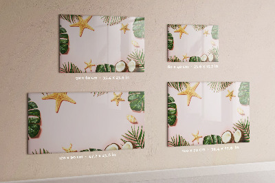 Beschreibbare magnettafel Sommerstimmung