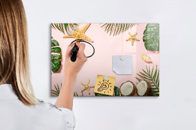 Beschreibbare magnettafel Sommerstimmung