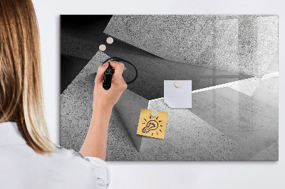 Beschreibbare magnettafel küche Abstrakte Dreiecke