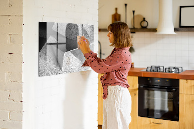 Magnetische Schreibtafel Abstrakte Dreiecke