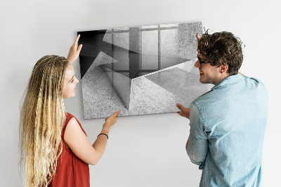 Beschreibbare magnettafel küche Abstrakte Dreiecke
