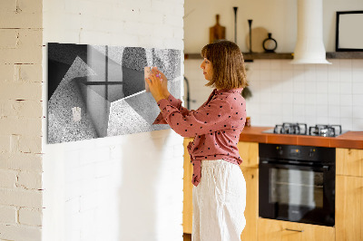 Magnetische Schreibtafel Abstrakte Dreiecke