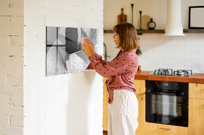 Magnetische Schreibtafel Abstrakte Dreiecke