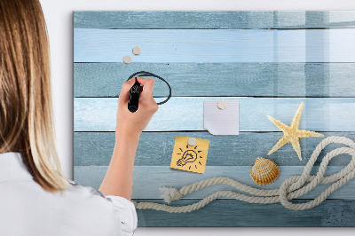 Beschreibbare magnettafel Gestreifte Jakobsmuschelbretter