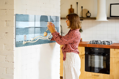 Magnettafel mit Marker Gestreifte Jakobsmuschelbretter