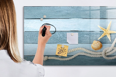 Beschreibbare magnettafel Gestreifte Jakobsmuschelbretter