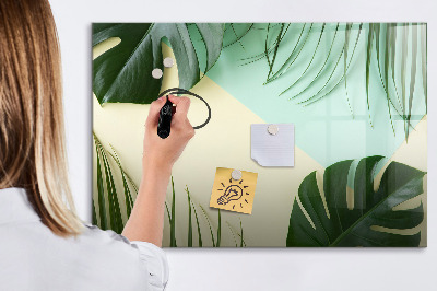 Beschreibbare magnettafel küche Monstera geht