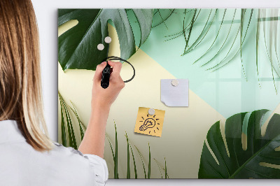 Beschreibbare magnettafel küche Monstera geht