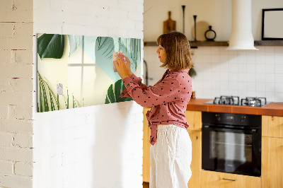 Beschreibbare magnettafel küche Monstera geht