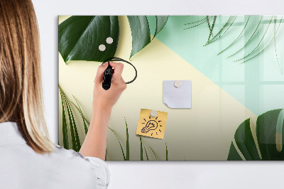 Beschreibbare magnettafel küche Monstera geht