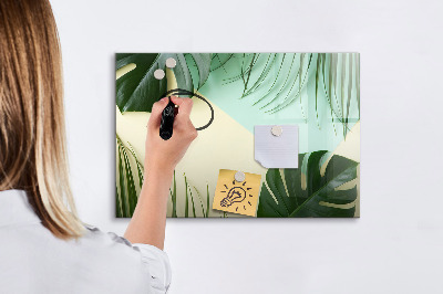 Beschreibbare magnettafel küche Monstera geht