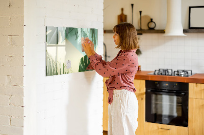 Beschreibbare magnettafel küche Monstera geht