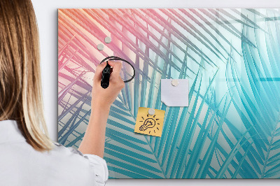 Beschreibbare magnettafel Tropische Palme