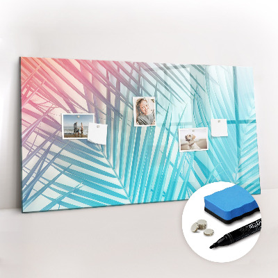 Beschreibbare magnettafel Tropische Palme