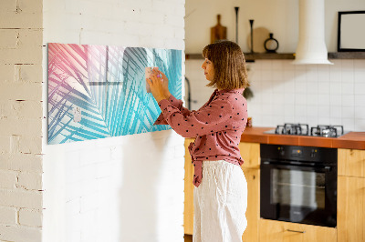 Beschreibbare magnettafel Tropische Palme
