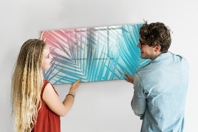 Beschreibbare magnettafel Tropische Palme