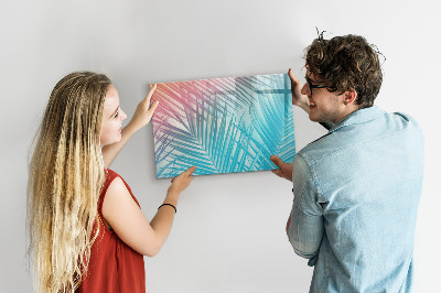 Beschreibbare magnettafel Tropische Palme