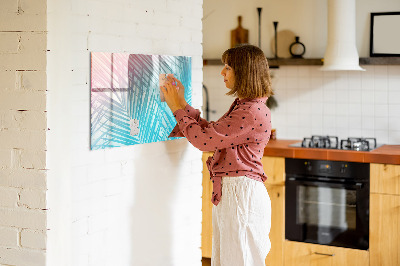 Beschreibbare magnettafel Tropische Palme