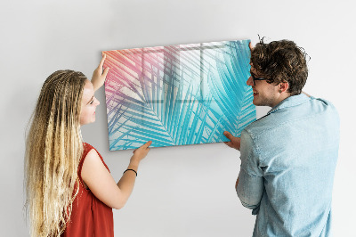 Beschreibbare magnettafel Tropische Palme