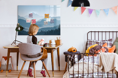 Magnetische Schreibtafel Berglandschaft