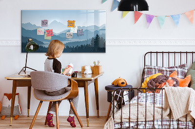 Magnetische Schreibtafel Berglandschaft