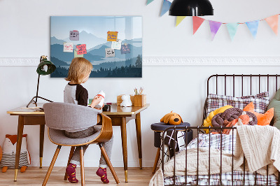 Magnetische Schreibtafel Berglandschaft