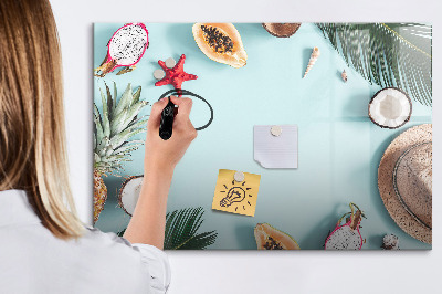 Beschreibbare magnettafel Sommerkomposition