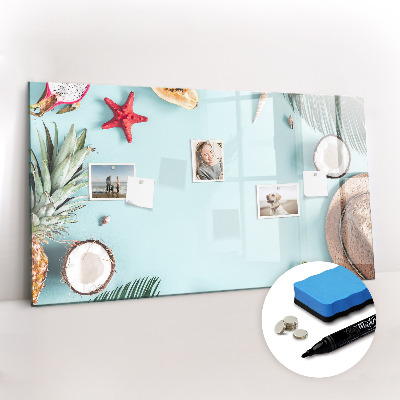 Beschreibbare magnettafel Sommerkomposition