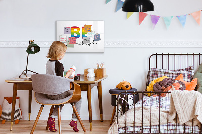 Magnetische Schreibtafel Inschrift sei du selbst