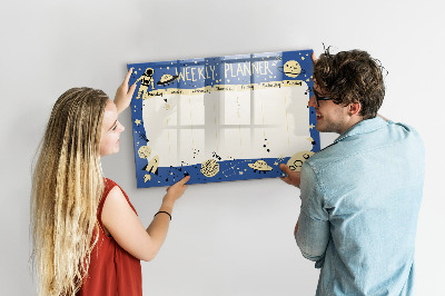 Magnetische Schreibtafel Raumplaner