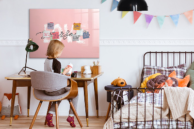 Beschreibbare magnettafel Inschrift liebe dich selbst