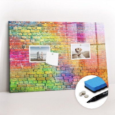 Beschreibbare magnettafel küche Bemalte Wand