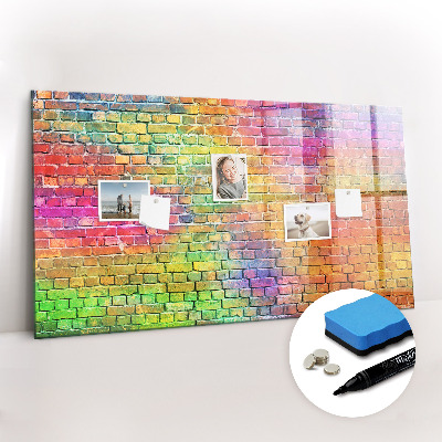 Beschreibbare magnettafel küche Bemalte Wand