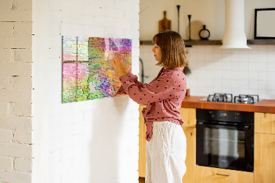 Beschreibbare magnettafel küche Bemalte Wand