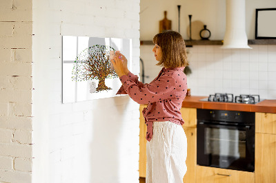 Beschreibbare magnettafel Baumwurzeln