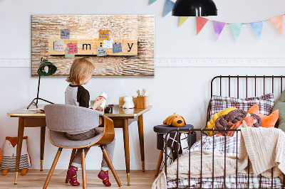 Beschreibbare magnettafel Familieninschrift