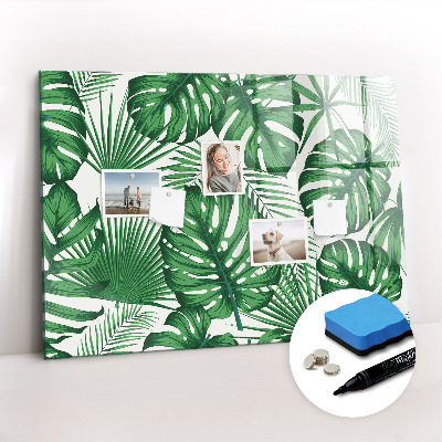 Magnettafel mit Marker Monstera geht