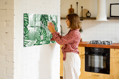 Magnettafel mit Marker Monstera geht