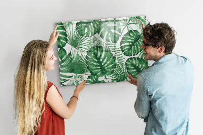 Magnettafel mit Marker Monstera geht