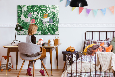 Magnettafel mit Marker Monstera geht