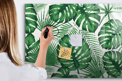 Magnettafel mit Marker Monstera geht