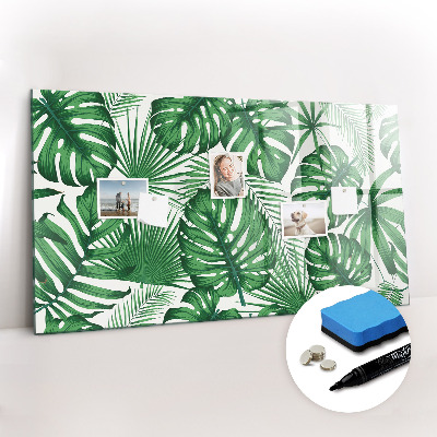 Magnettafel mit Marker Monstera geht