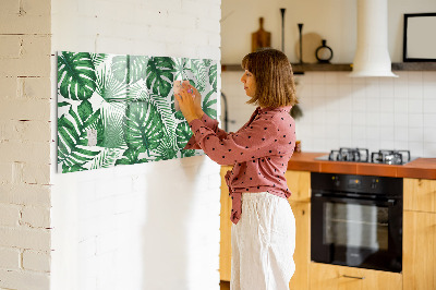 Magnettafel mit Marker Monstera geht