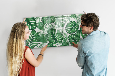 Magnettafel mit Marker Monstera geht