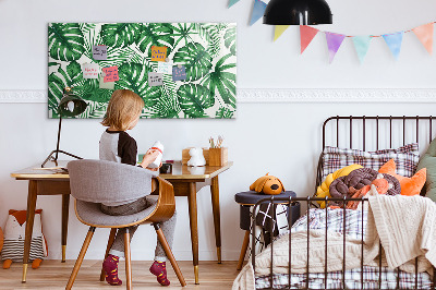 Magnettafel mit Marker Monstera geht