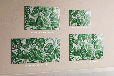 Beschreibbare magnettafel küche Monstera geht