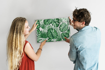 Magnettafel mit Marker Monstera geht